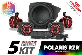 2014-2023 Polaris RZR V-Spec 5-Speaker Plug-&-Play Kit for Ride Command