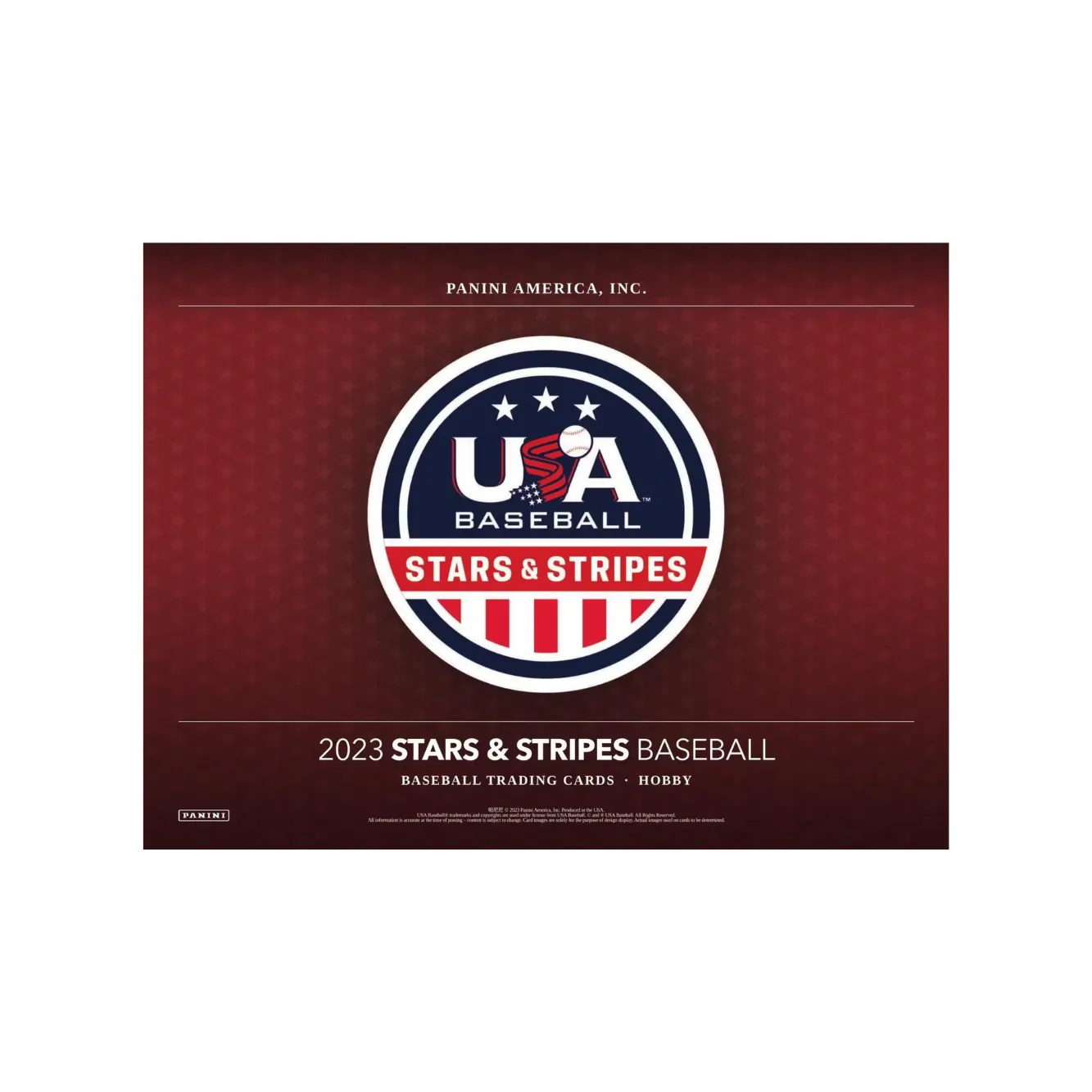 2023 Panini USA Stars & Stripes Baseball Hobby Box