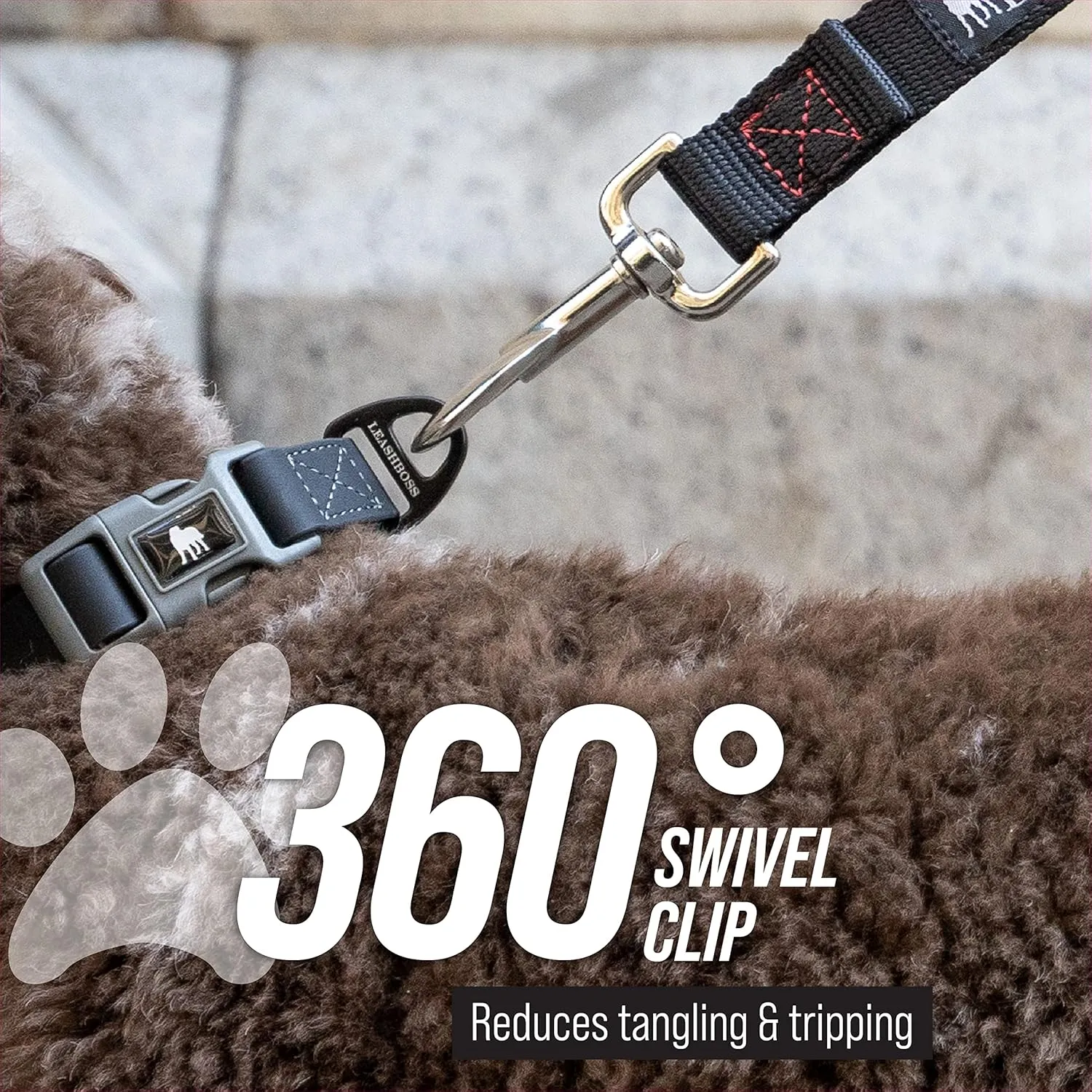 30 Inch Dog Leash with Padded Handle