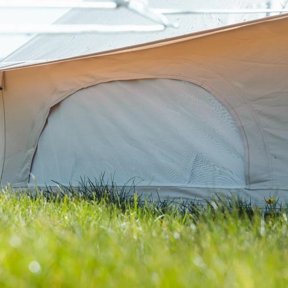 4m Bell Tent Fireproof With Stove Hole & Flap