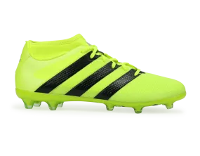 adidas Men's ACE 16.2 Primemesh FG/AG Solar Yellow/Core Black/Silver Metallic