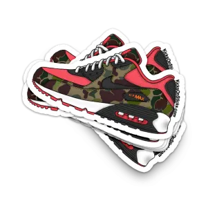 Air Max 90 "Reverse Duck Camo" Sneaker Sticker