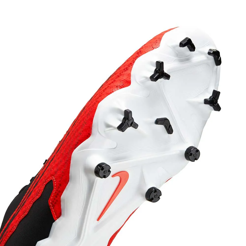 All Gender Nike Phantom GX Academy MG Soccer Cleat - Bright Crimson/Black-White- Regular (D)