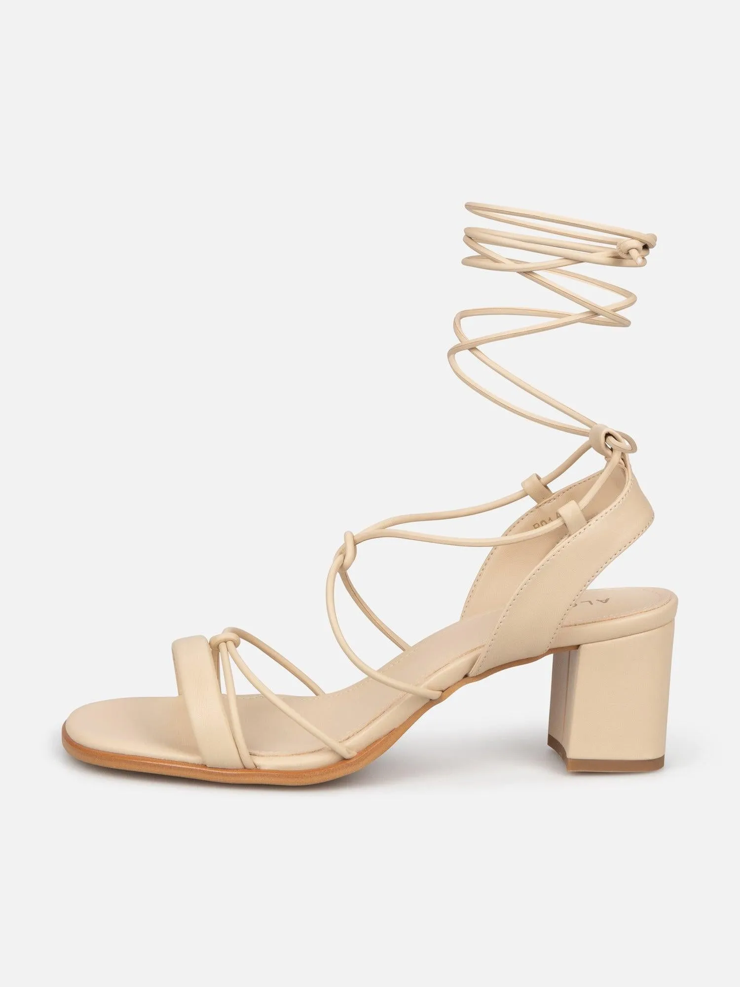 Alohas Sophie Corn Vegan Sand Strappy Sandals - Corn