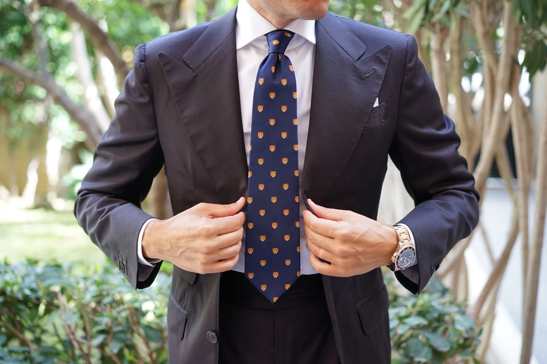 American Brown Bear Tie