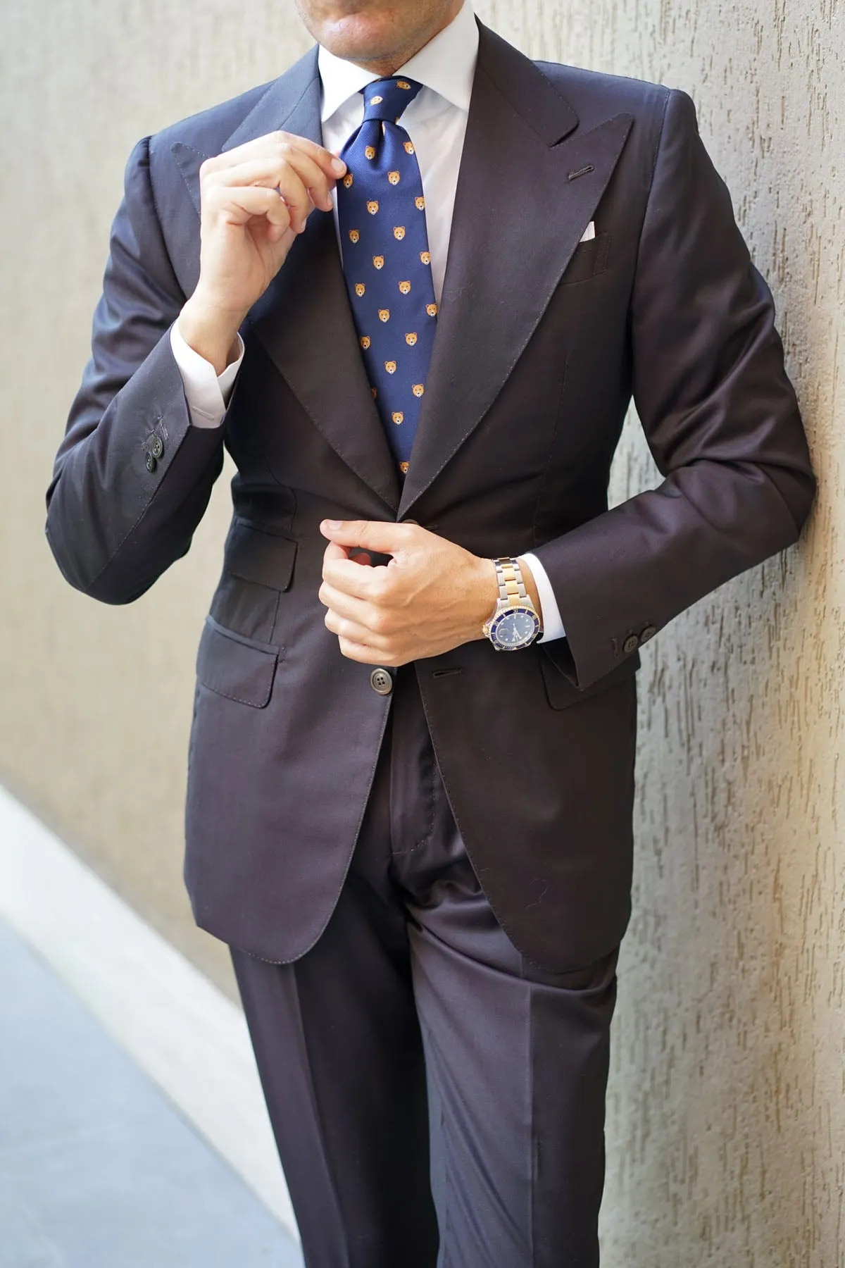 American Brown Bear Tie