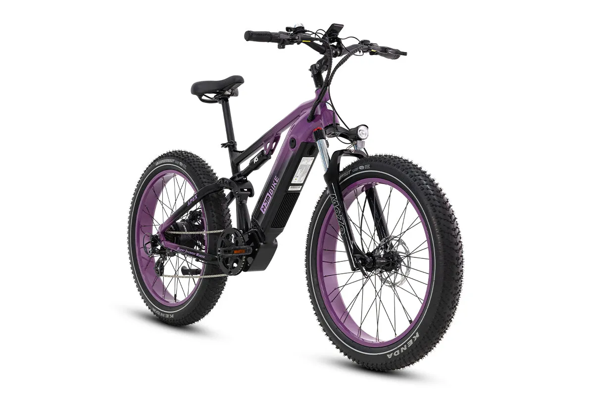 Apex Full Suspension Fat Tire Ebike 1000W