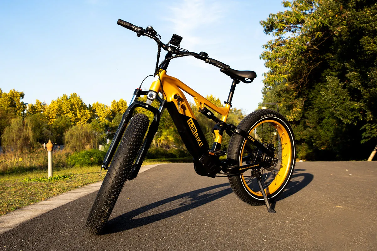 Apex Full Suspension Fat Tire Ebike 1000W