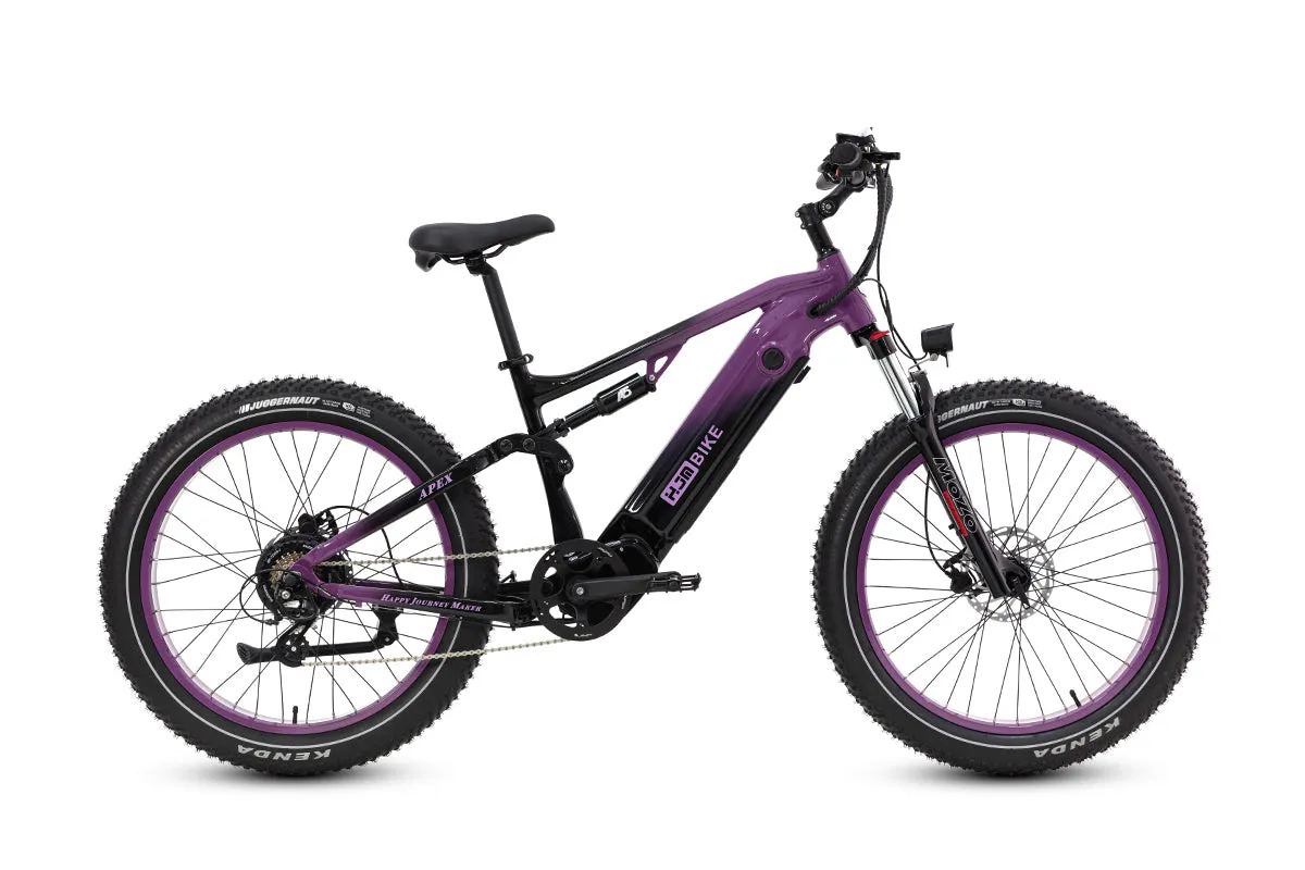 Apex Full Suspension Fat Tire Ebike 1000W