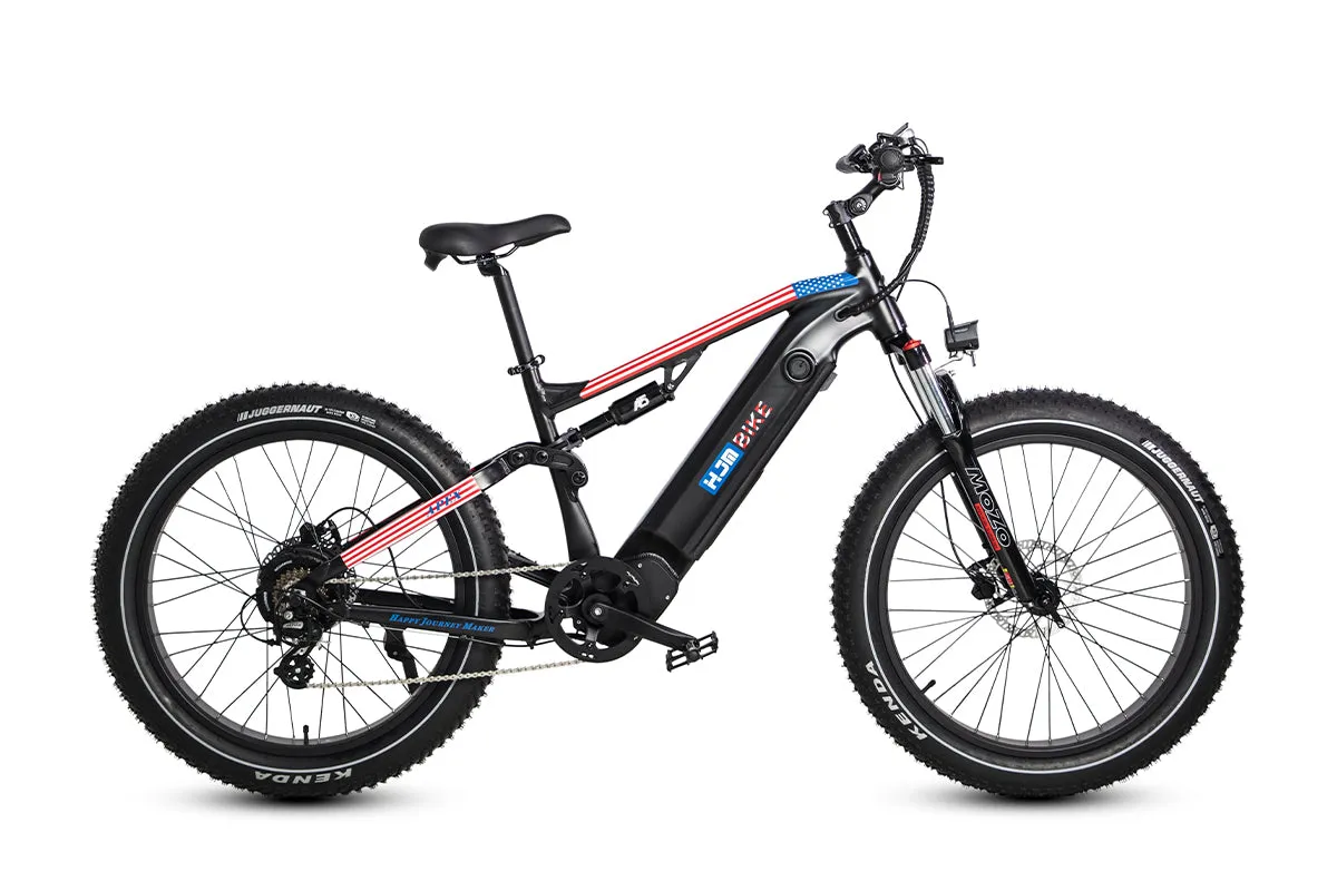 Apex Full Suspension Fat Tire Ebike 1000W