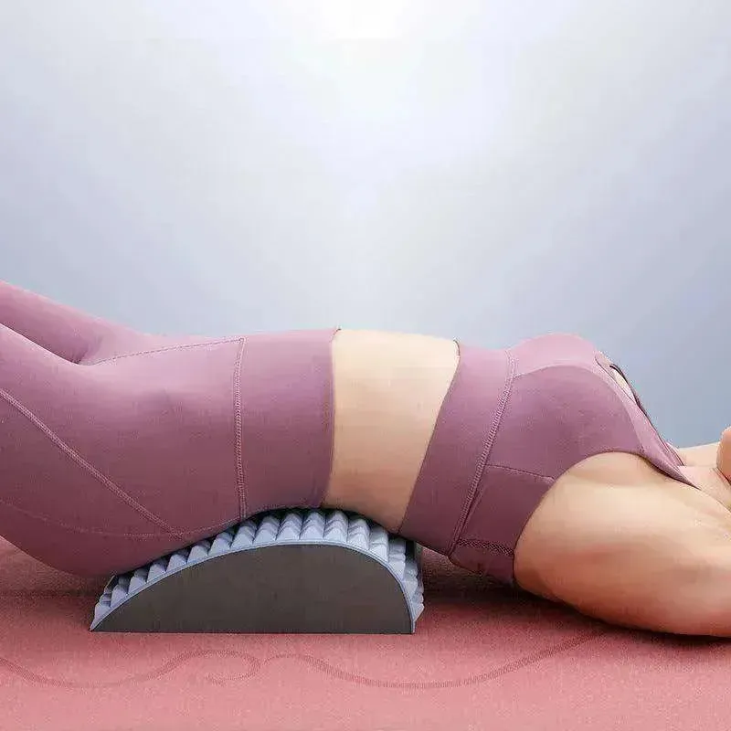 Back Stretcher & Neck Lumbar Support Massager Pillow