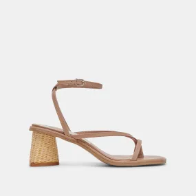 BANITA WIDE SANDALS CAFE LEATHER