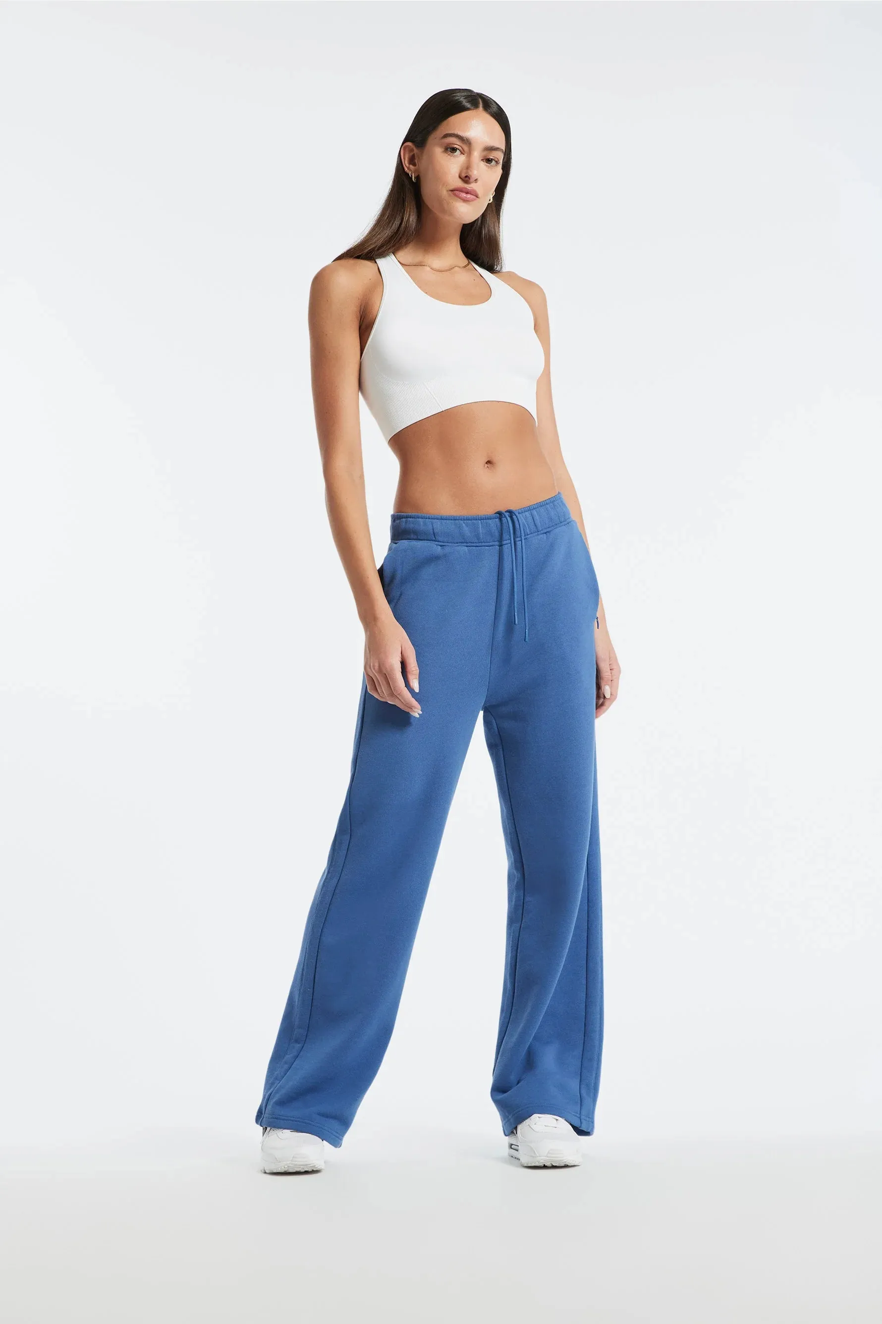 Beekman Cotton Terry Wide Leg Sweatpant