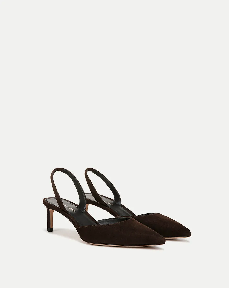 Caroline Suede Slingback Pump