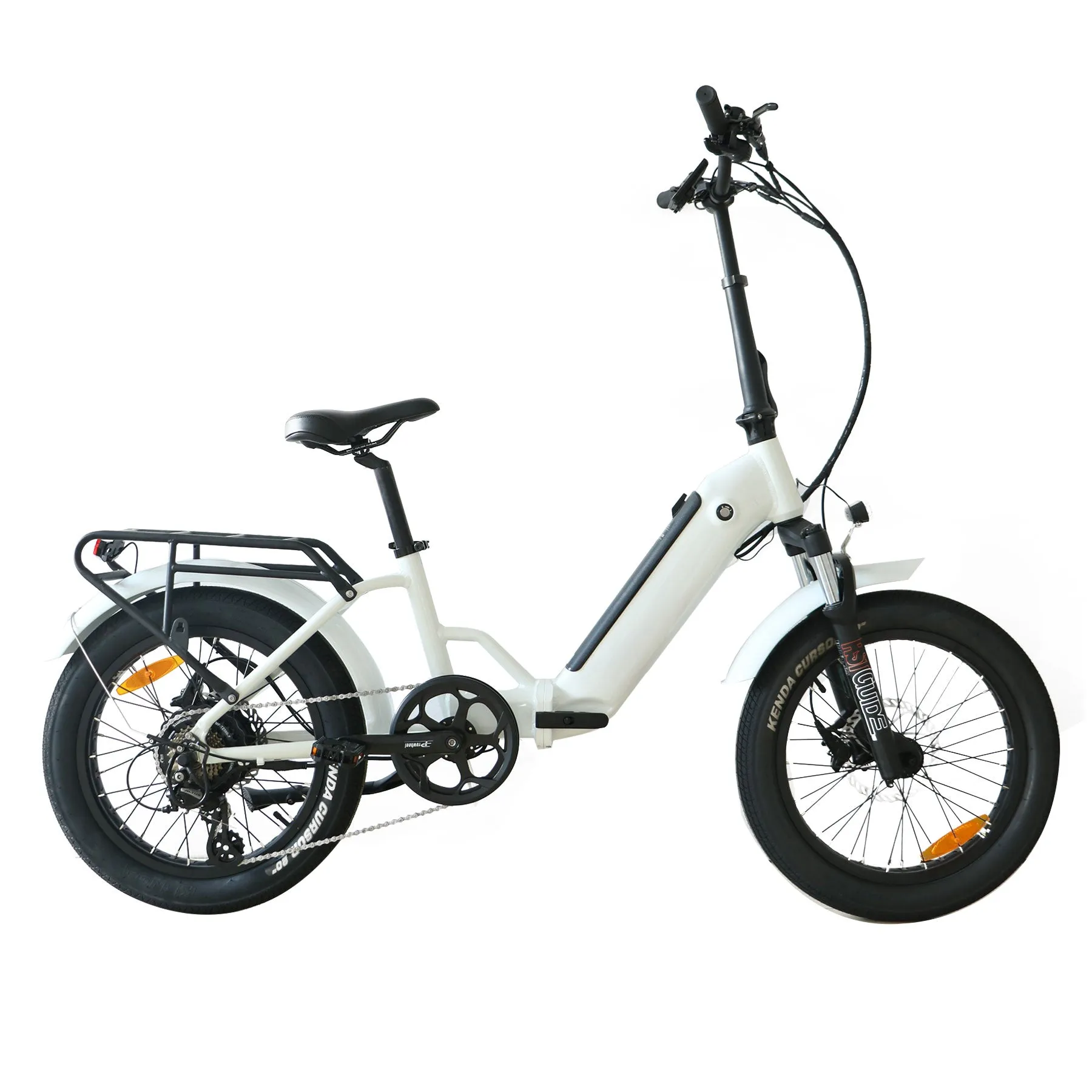 Coastal Cruiser 48V 750w Fat Tire Folding Step Thru Electric Bike