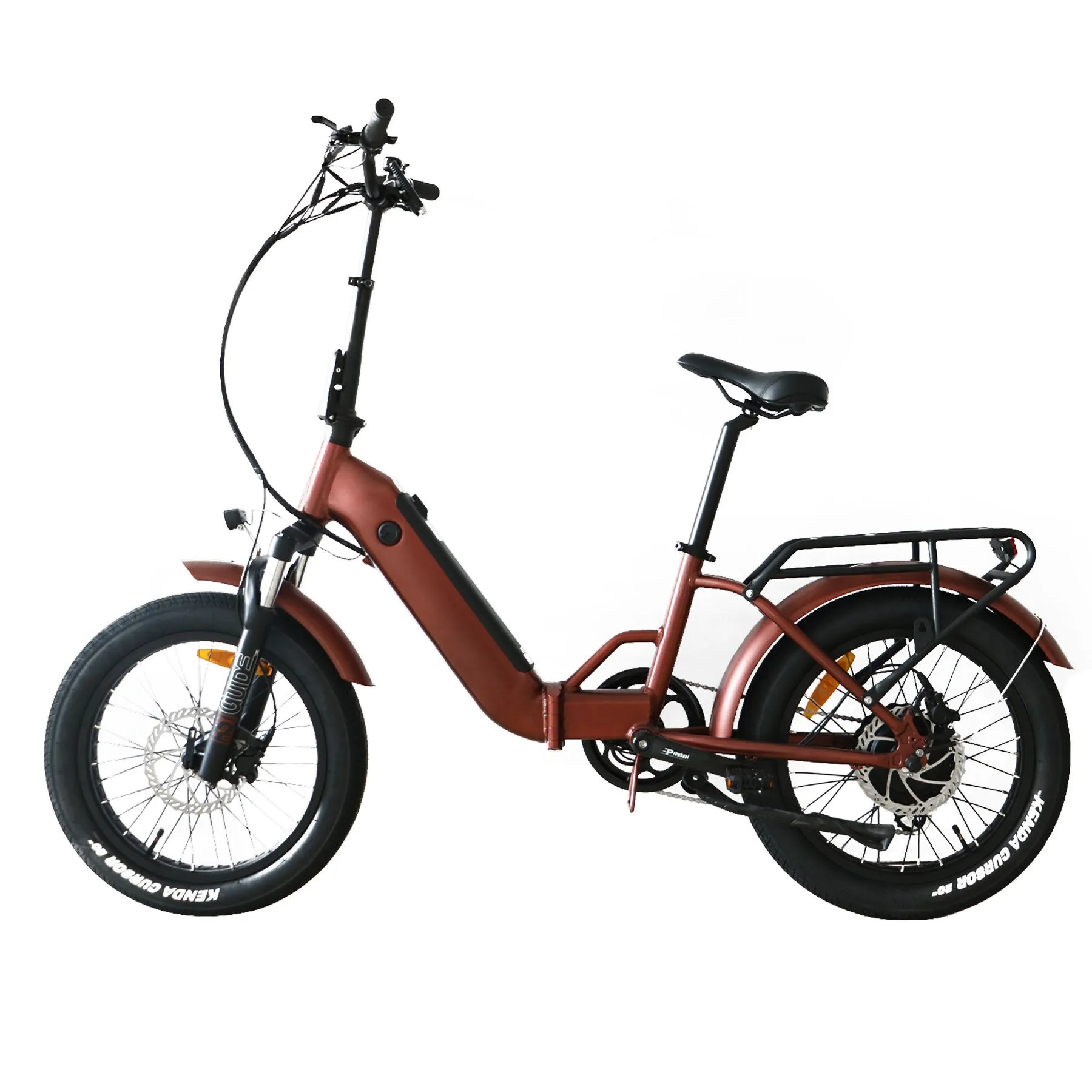 Coastal Cruiser 48V 750w Fat Tire Folding Step Thru Electric Bike