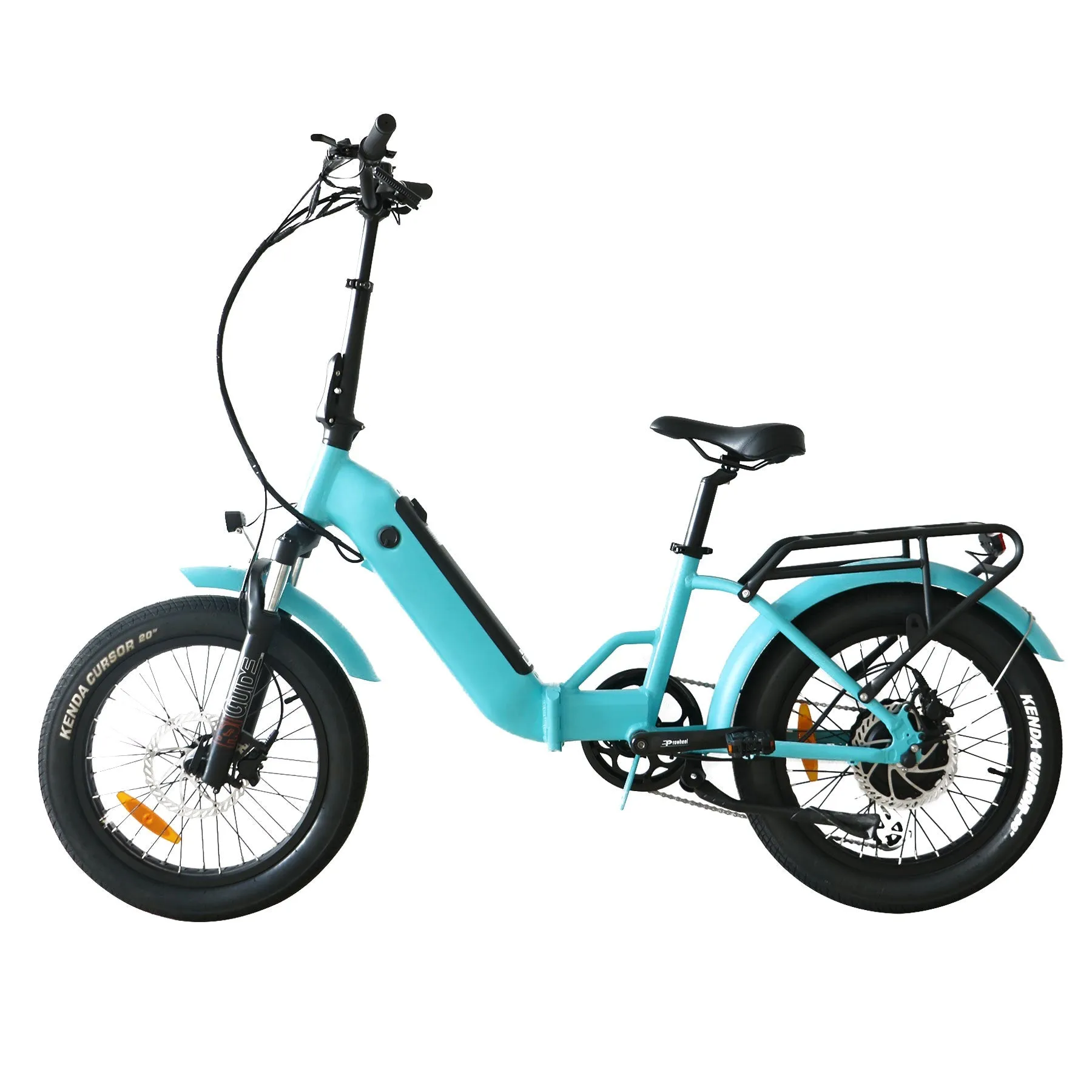 Coastal Cruiser 48V 750w Fat Tire Folding Step Thru Electric Bike