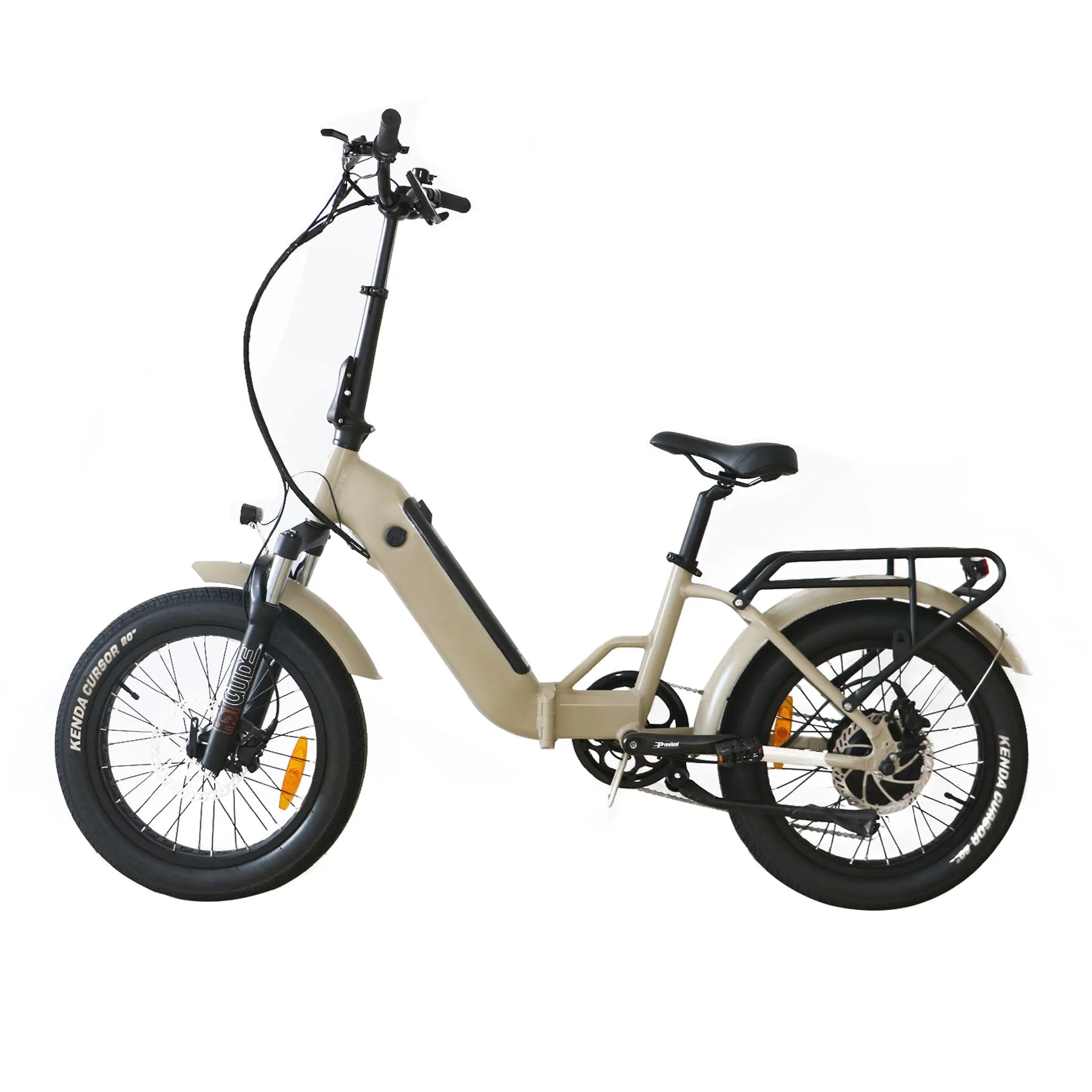 Coastal Cruiser 48V 750w Fat Tire Folding Step Thru Electric Bike