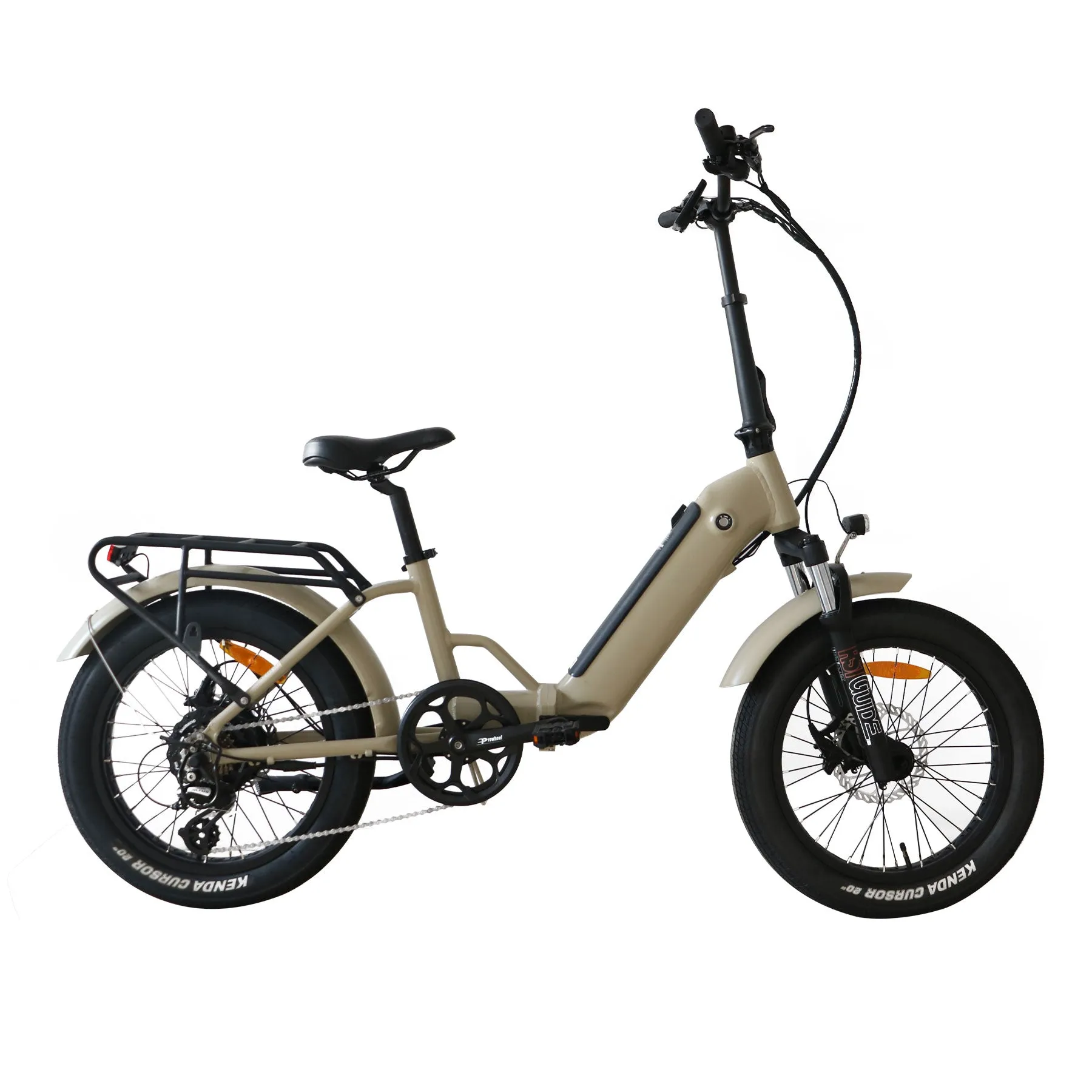 Coastal Cruiser 48V 750w Fat Tire Folding Step Thru Electric Bike