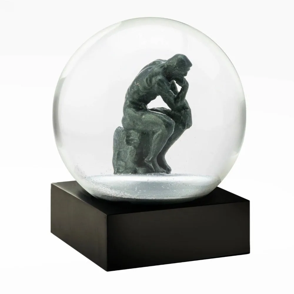 CoolSnowGlobes - The Thinker Snow Globe