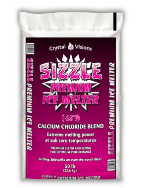 CRYSTAL VISIONS Sizzle Premium Ice Melter (50 lb Bag)