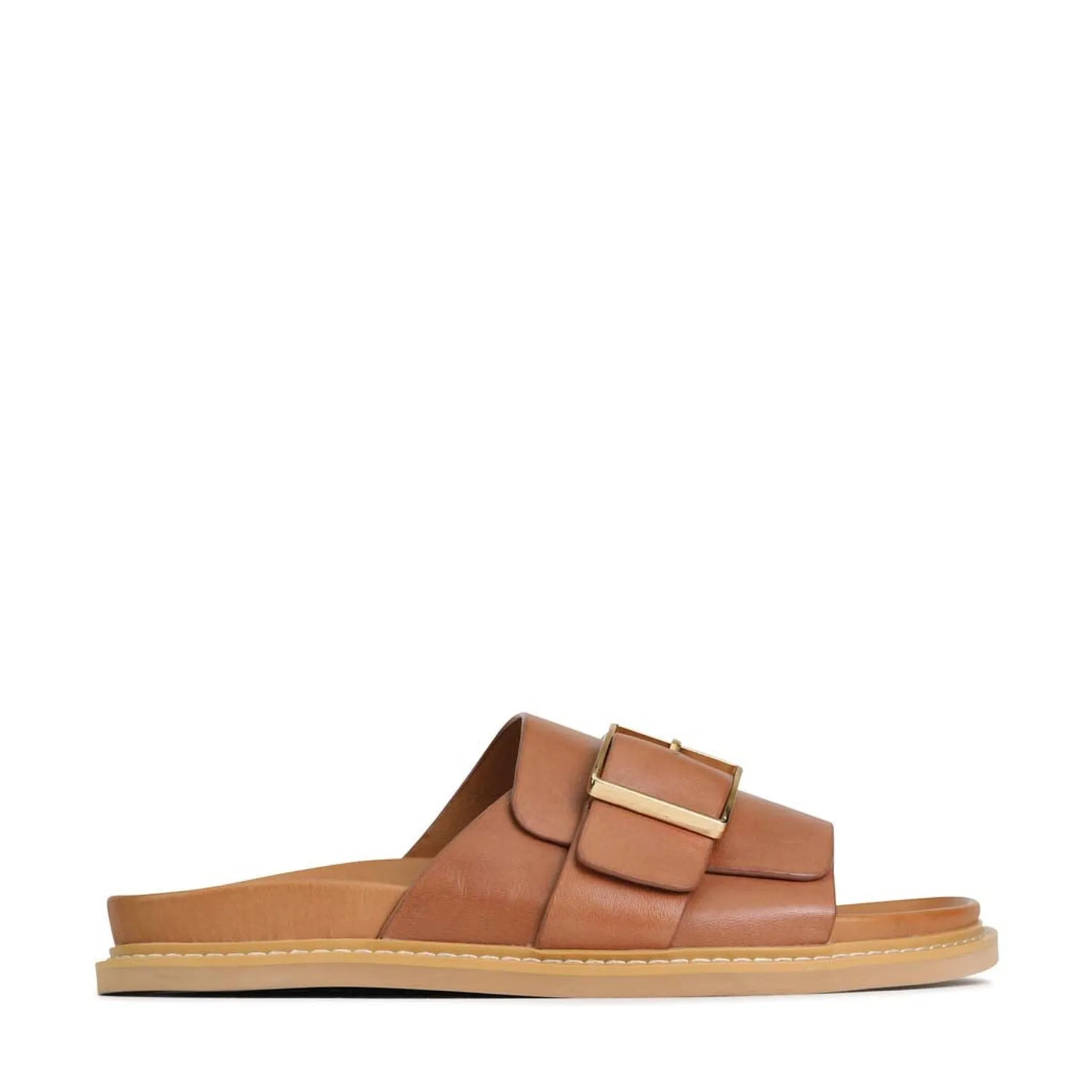 DEDE SLIDE SANDALS LEATHER