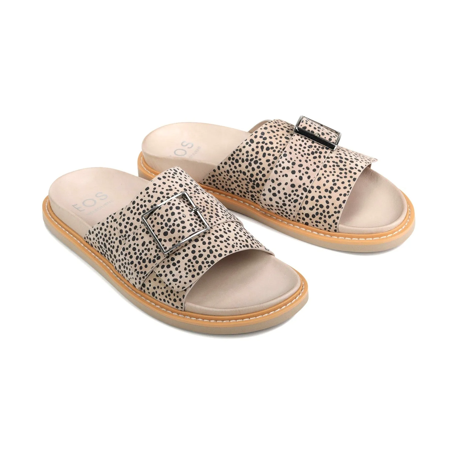 DEDE SLIDE SANDALS LEATHER