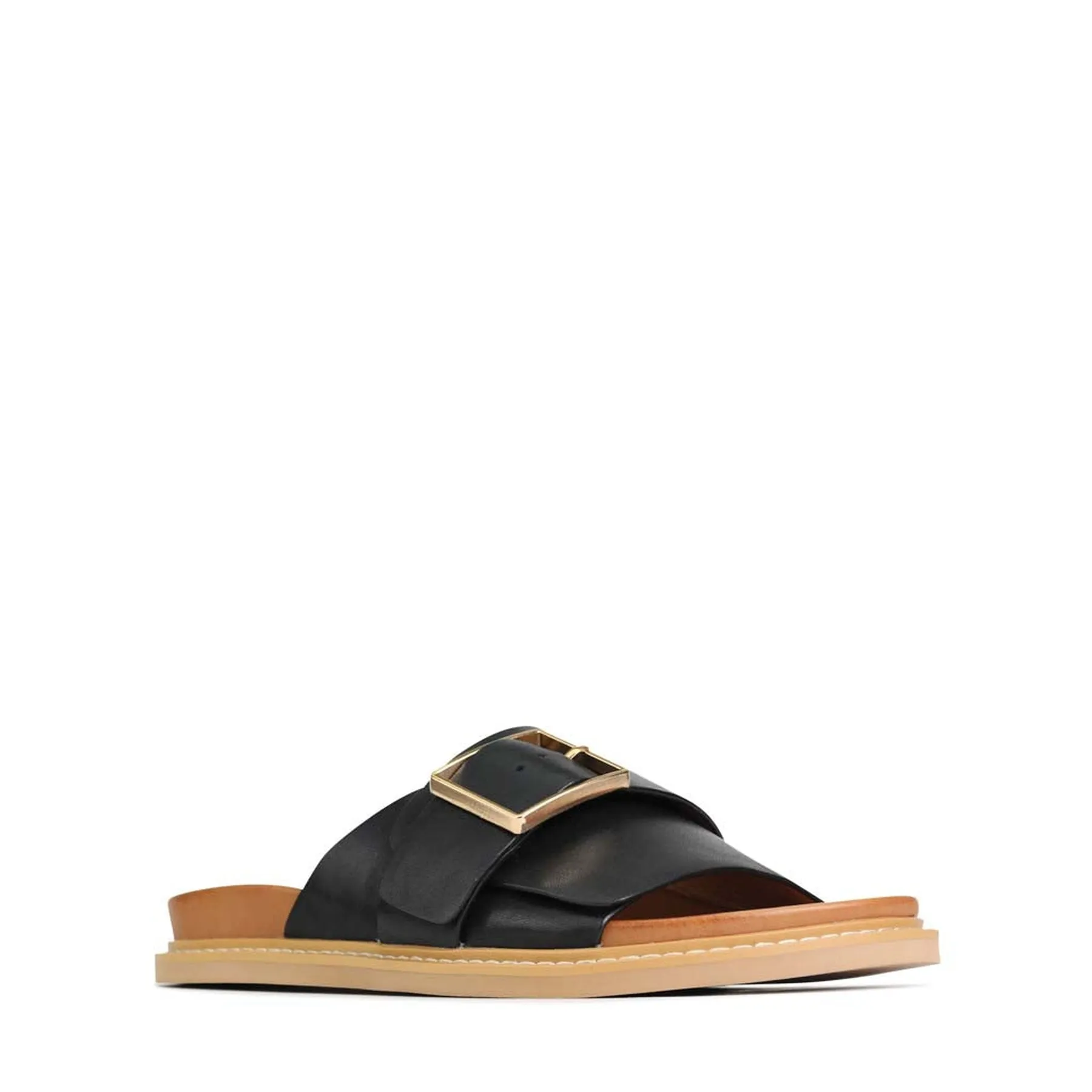 DEDE SLIDE SANDALS LEATHER