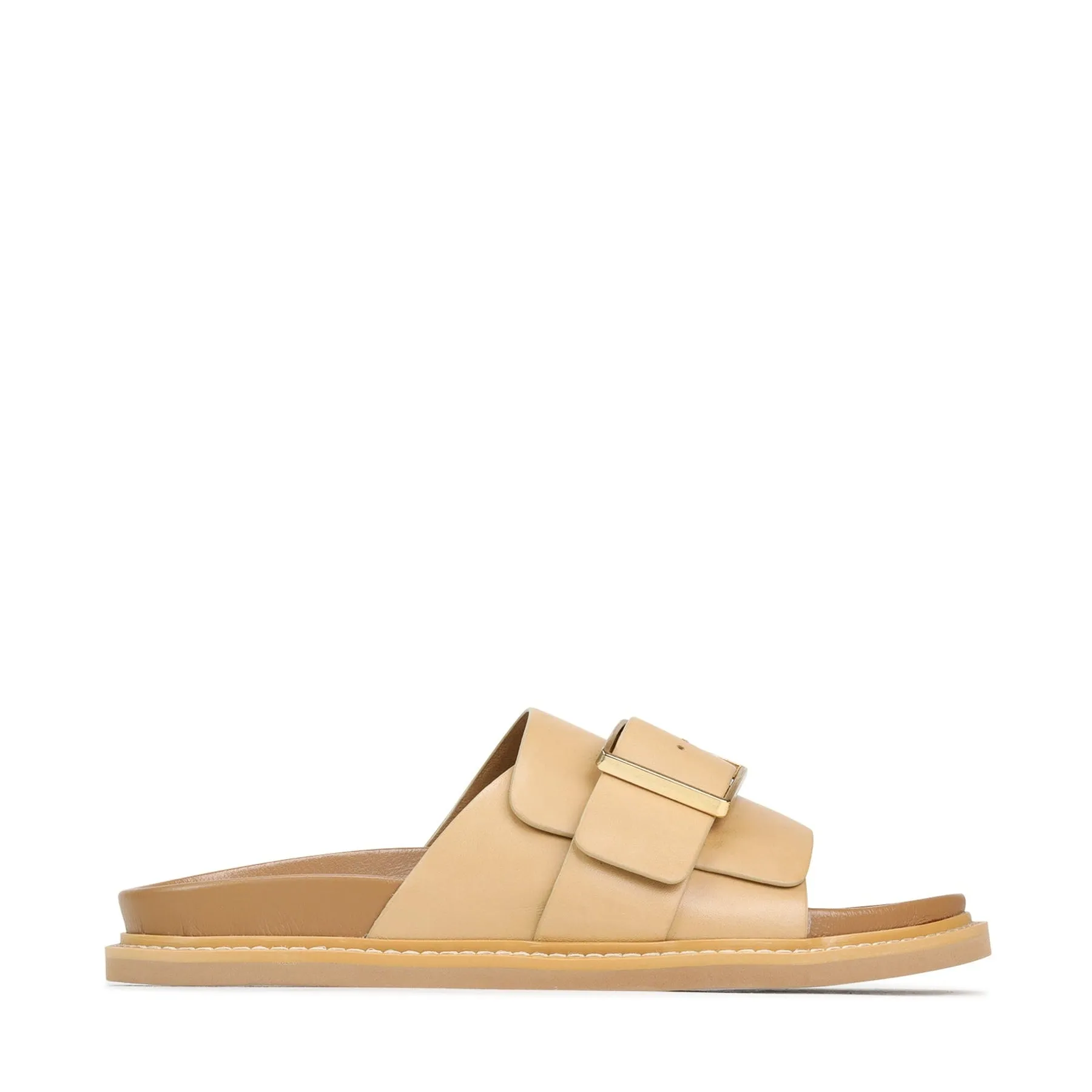 DEDE SLIDE SANDALS LEATHER