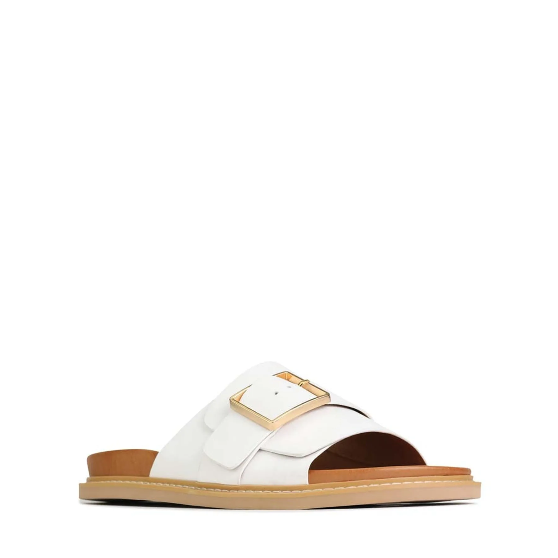 DEDE SLIDE SANDALS LEATHER