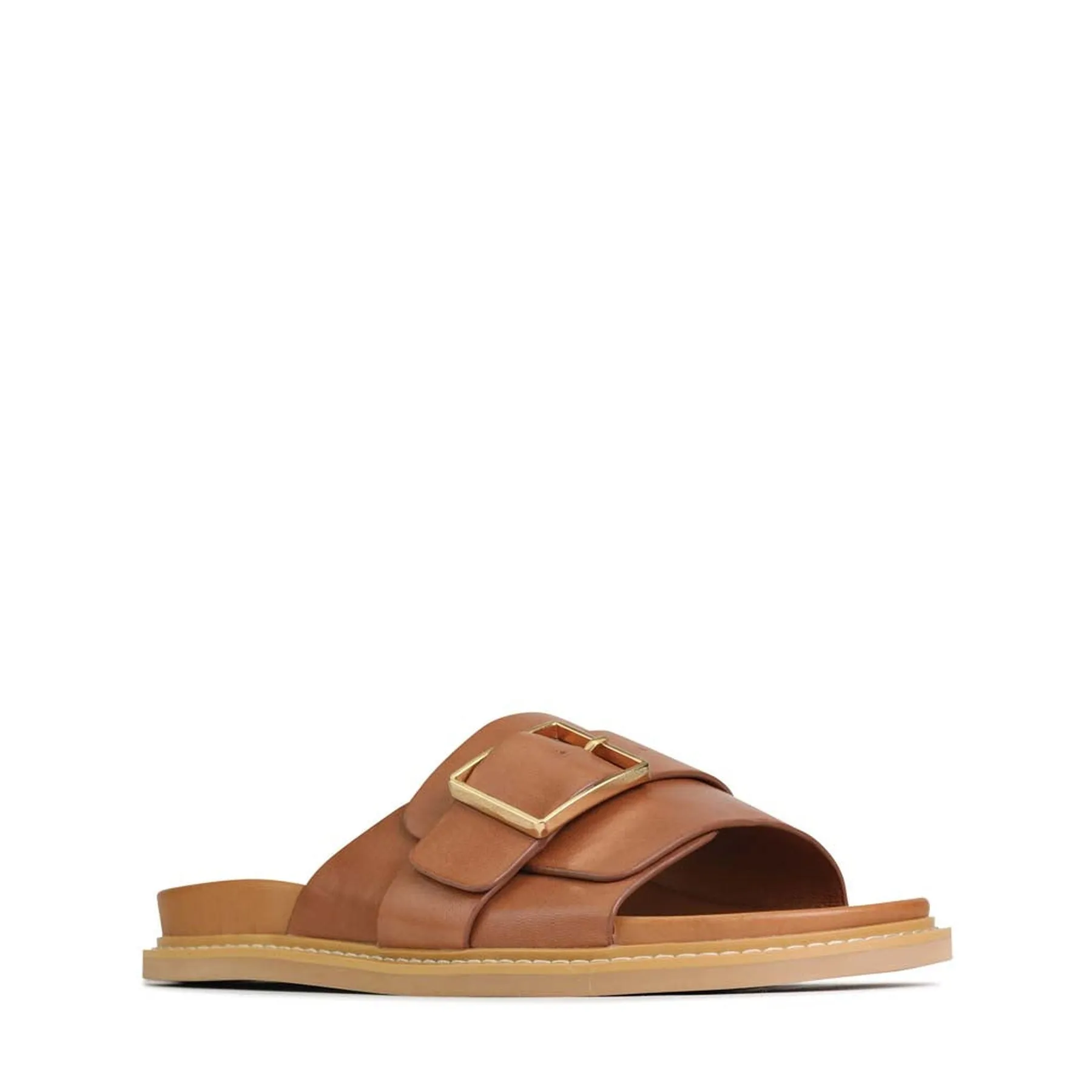 DEDE SLIDE SANDALS LEATHER