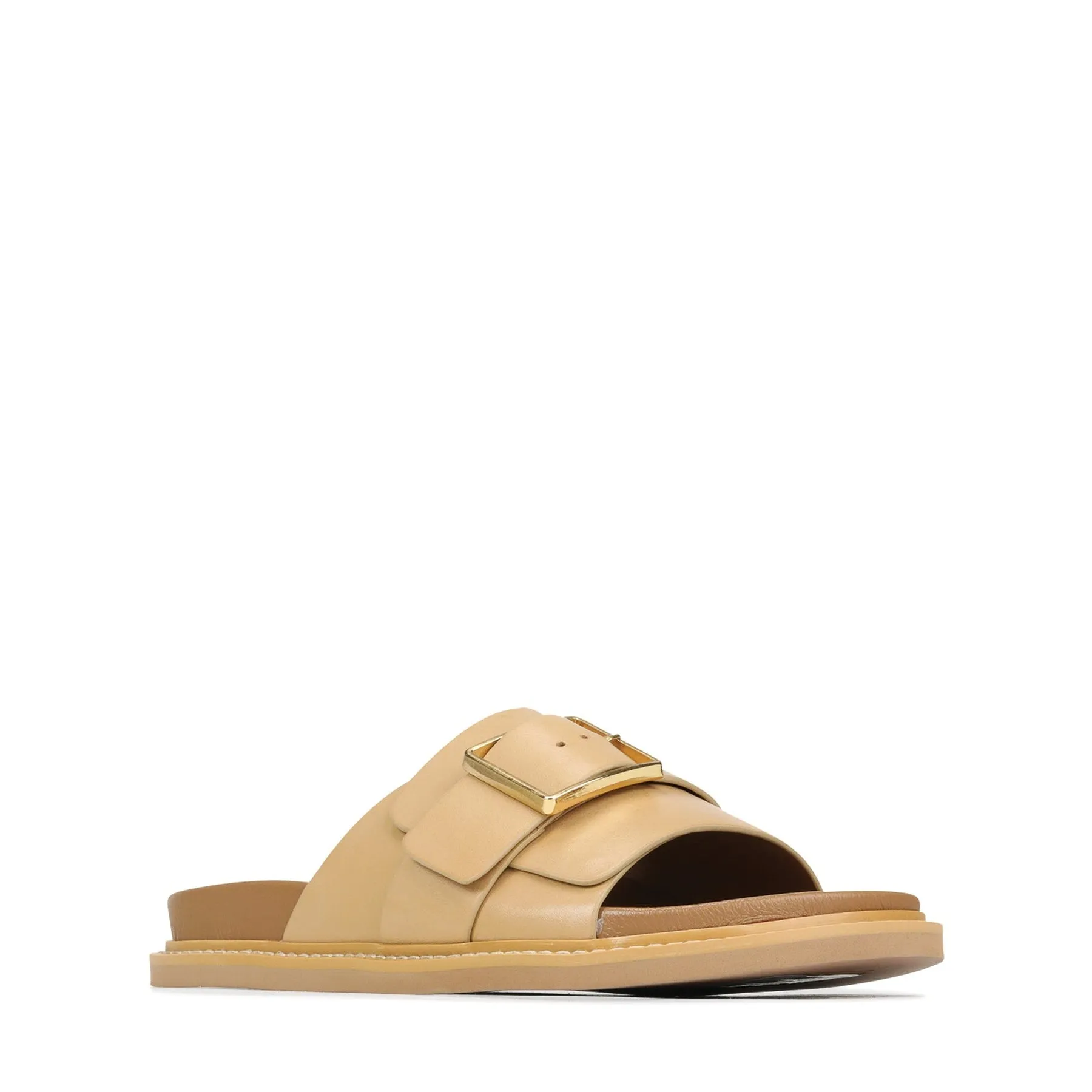 DEDE SLIDE SANDALS LEATHER