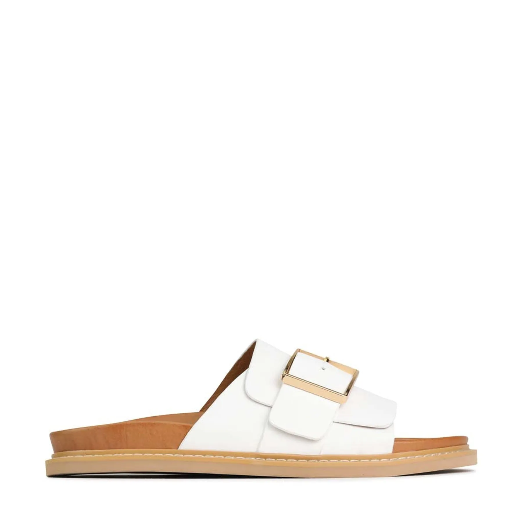 DEDE SLIDE SANDALS LEATHER