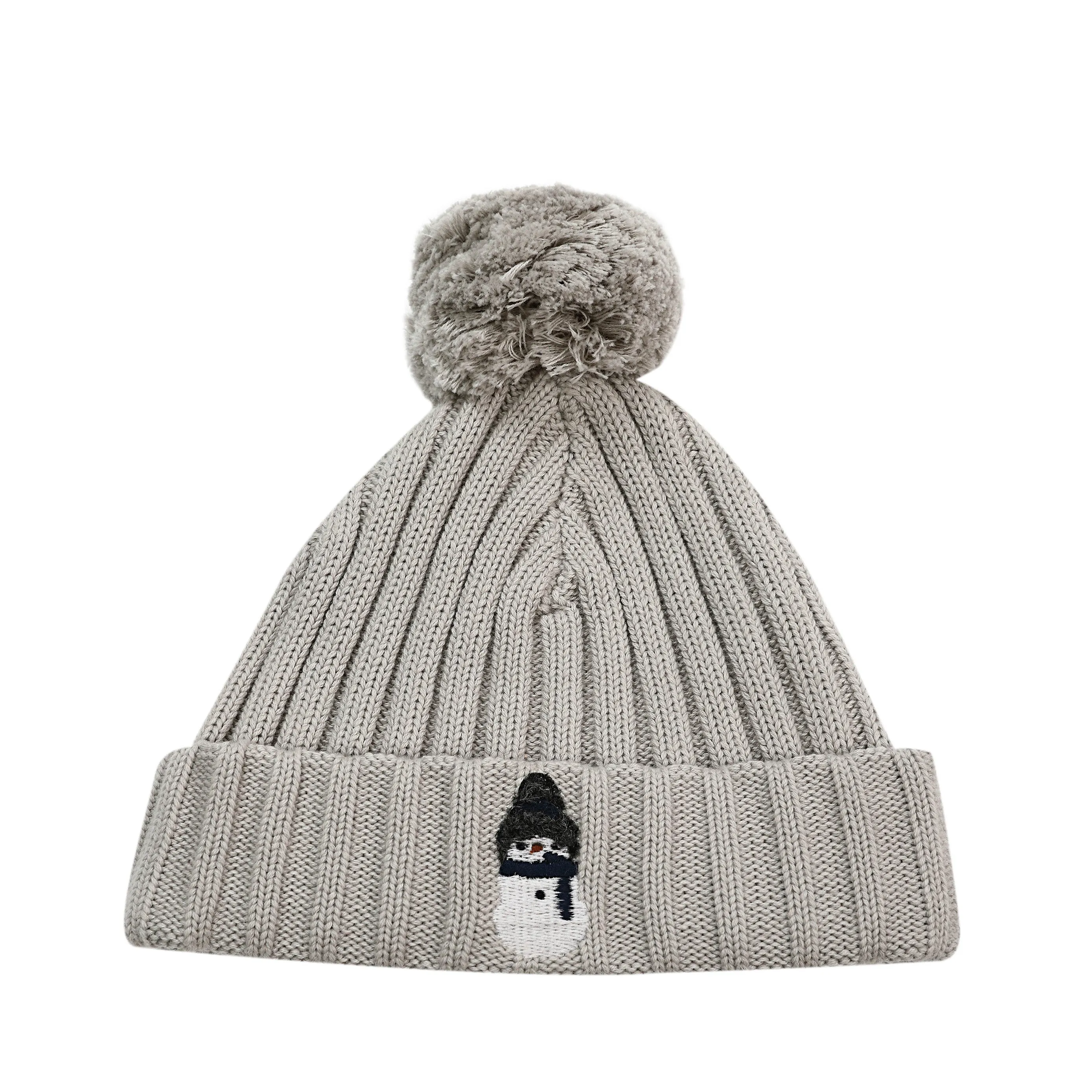 Donsje Gissa Hat | Snowman | Soft grey