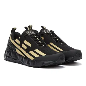 EA7 Ultimate C2 Kombat Mens Triple Black / Gold Trainers