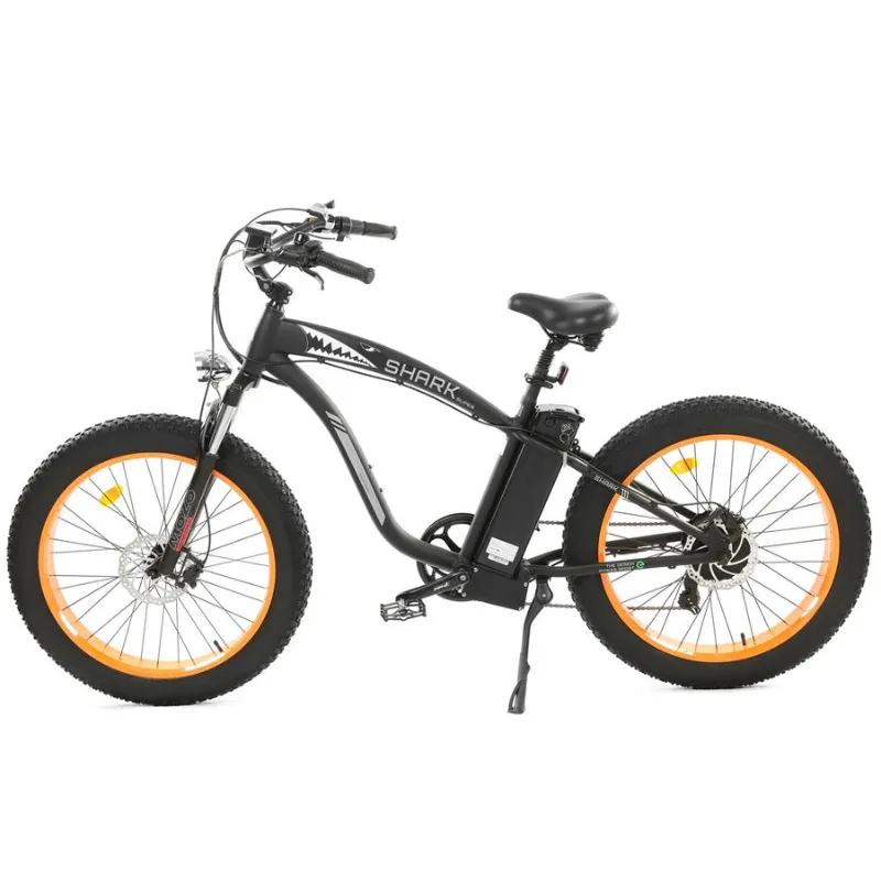 Ecotric Hammer Electric Fat Tire Beach/Snow Bike, 48V/13Ah, 750W