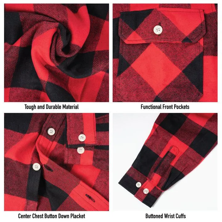 Extra Heavyweight Buffalo Plaid Flannel Shirt