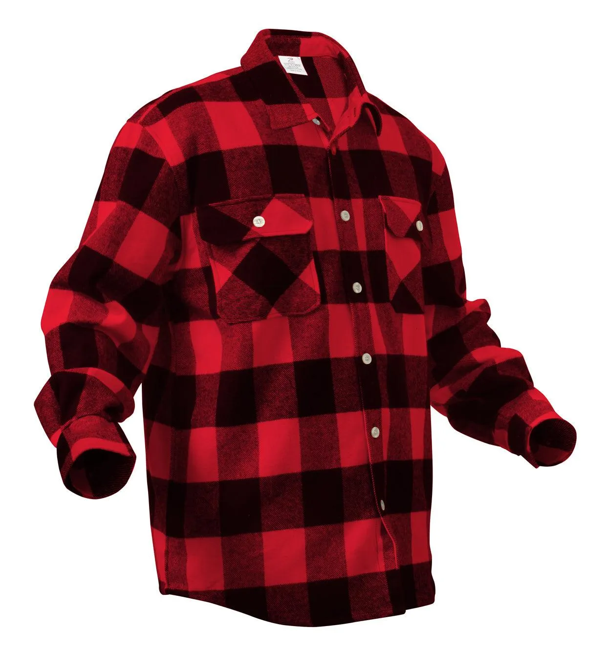 Extra Heavyweight Buffalo Plaid Flannel Shirt