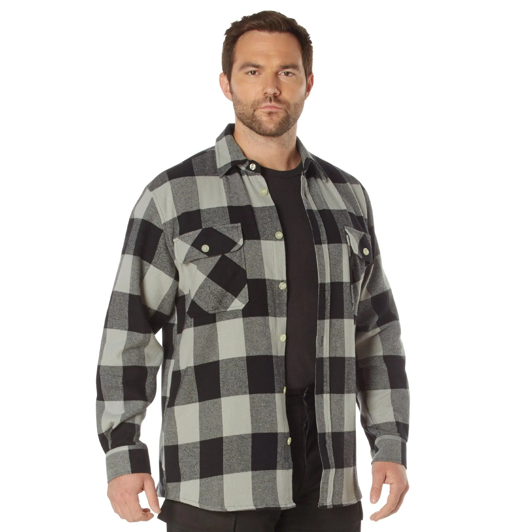 Extra Heavyweight Buffalo Plaid Flannel Shirt