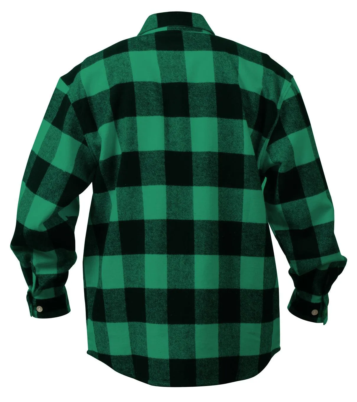 Extra Heavyweight Buffalo Plaid Flannel Shirt