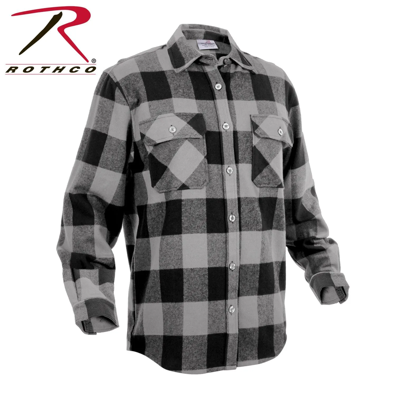 Extra Heavyweight Buffalo Plaid Flannel Shirt