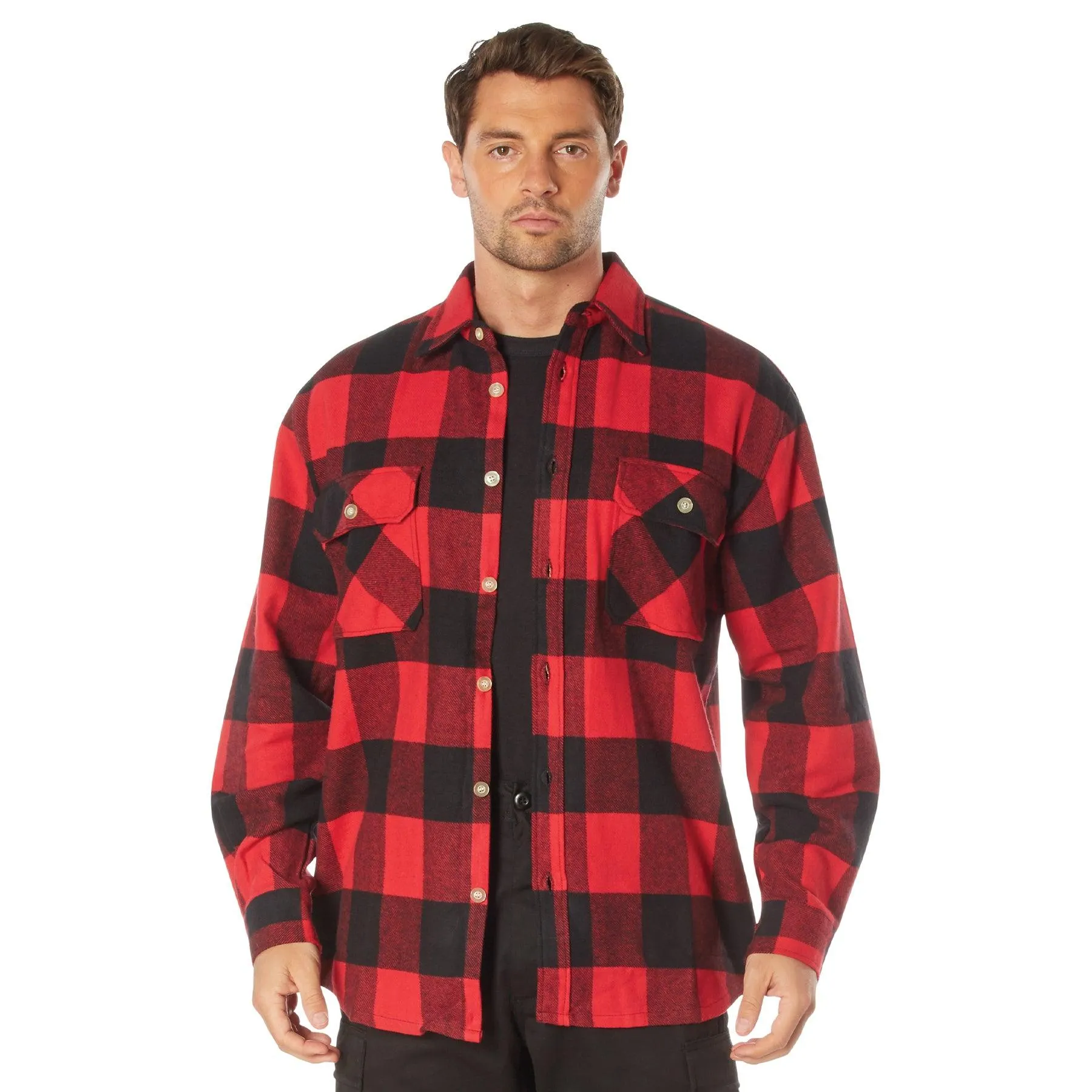 Extra Heavyweight Buffalo Plaid Flannel Shirt