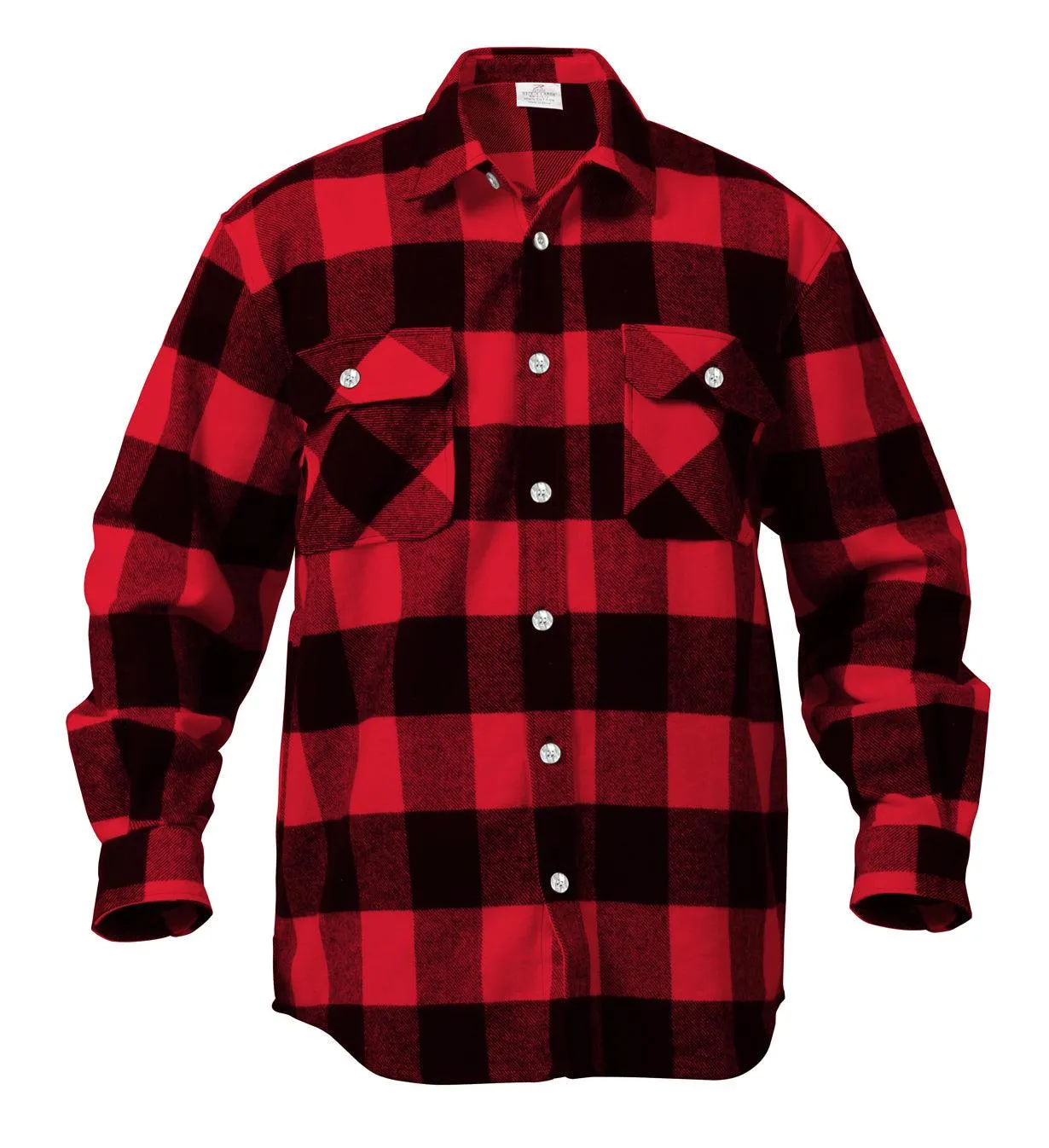 Extra Heavyweight Buffalo Plaid Flannel Shirt