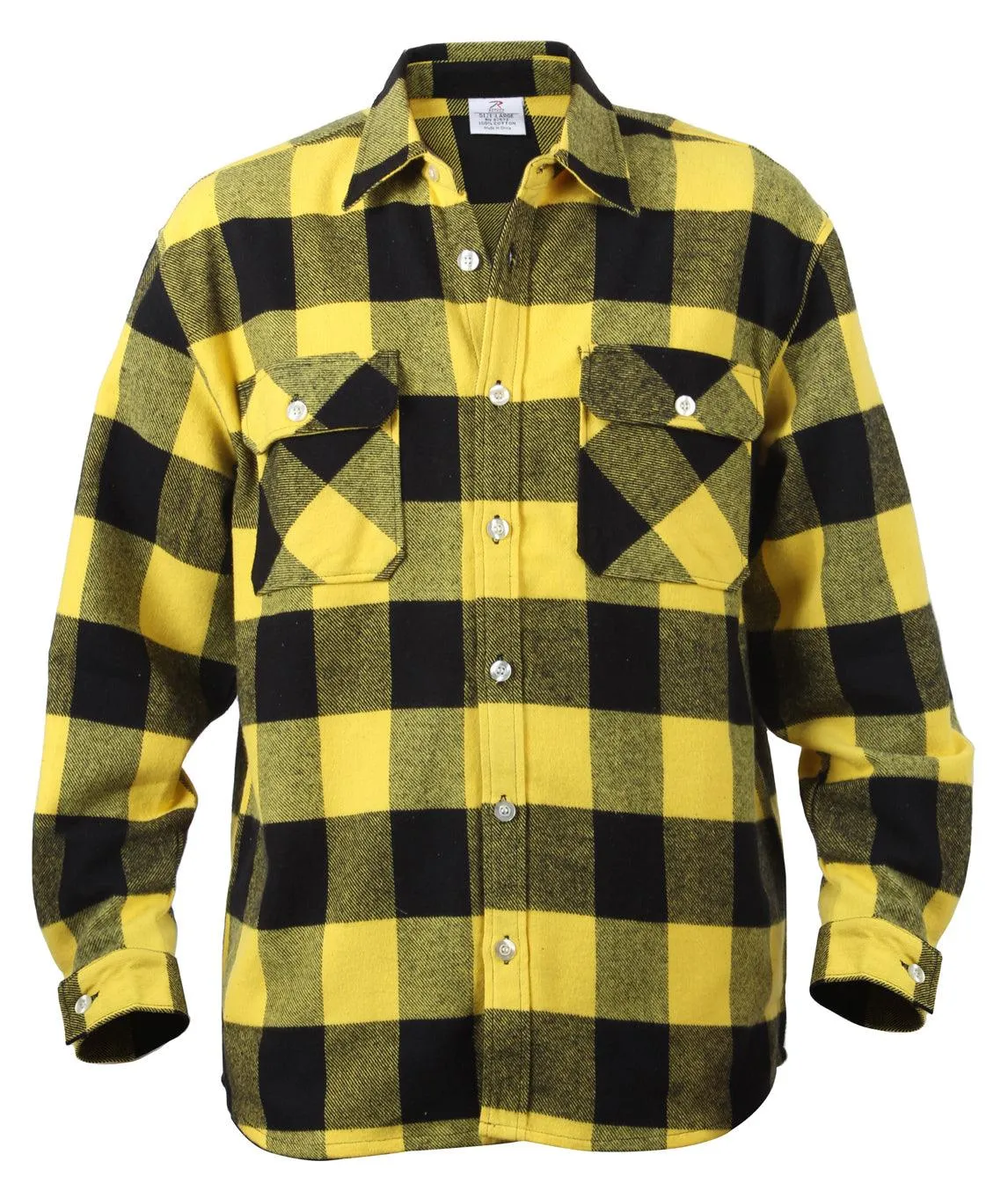 Extra Heavyweight Buffalo Plaid Flannel Shirt