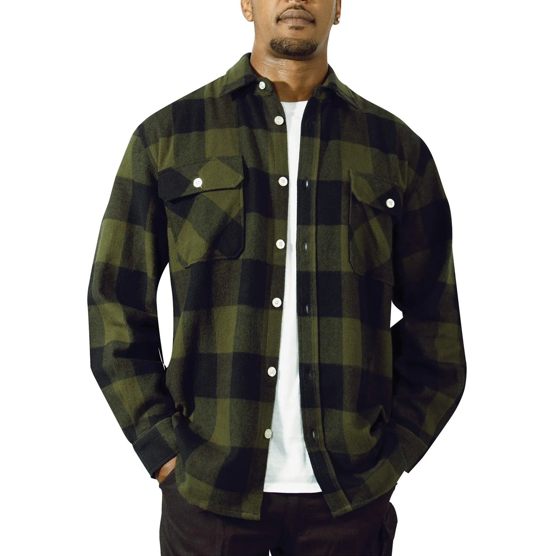 Extra Heavyweight Buffalo Plaid Flannel Shirt