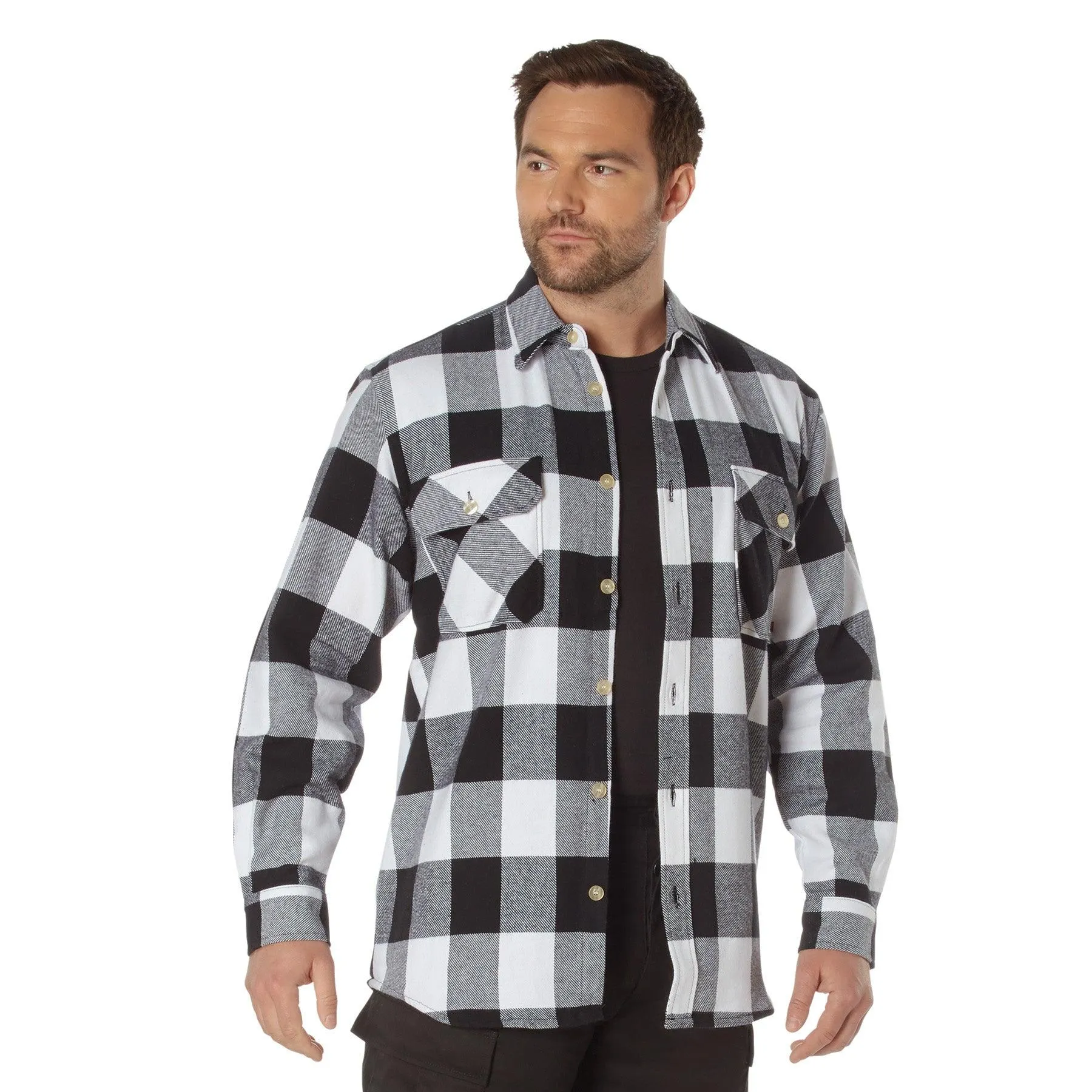 Extra Heavyweight Buffalo Plaid Flannel Shirt