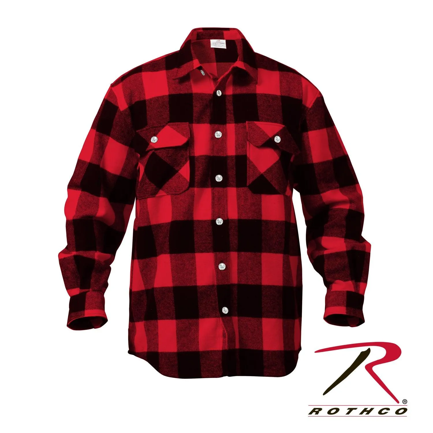 Extra Heavyweight Buffalo Plaid Flannel Shirt