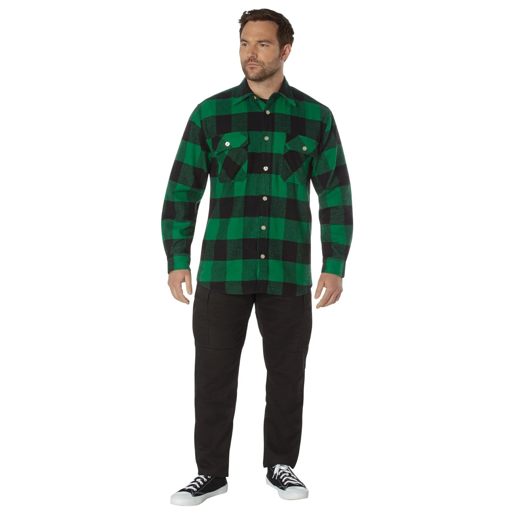 Extra Heavyweight Buffalo Plaid Flannel Shirt