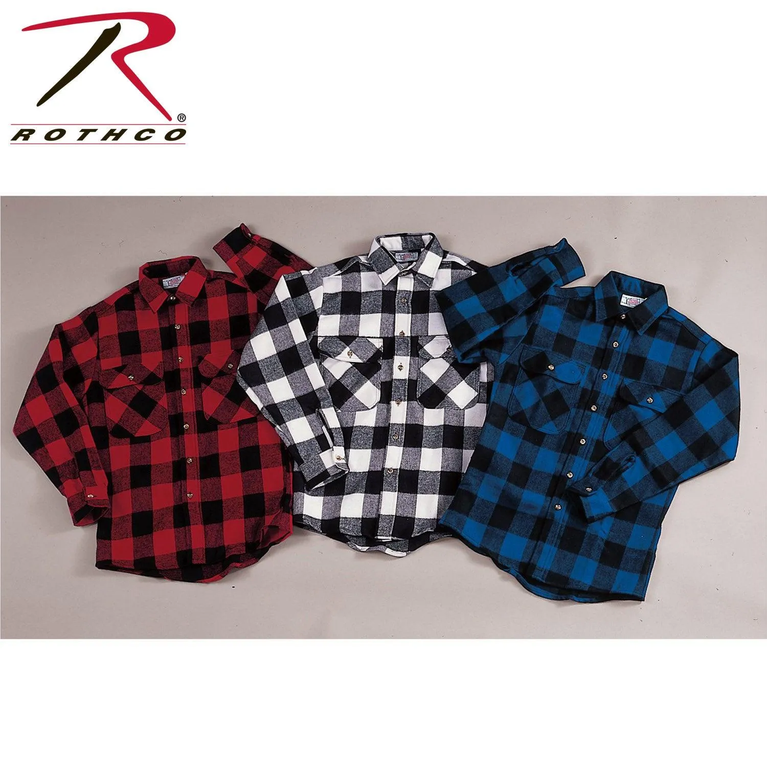 Extra Heavyweight Buffalo Plaid Flannel Shirt