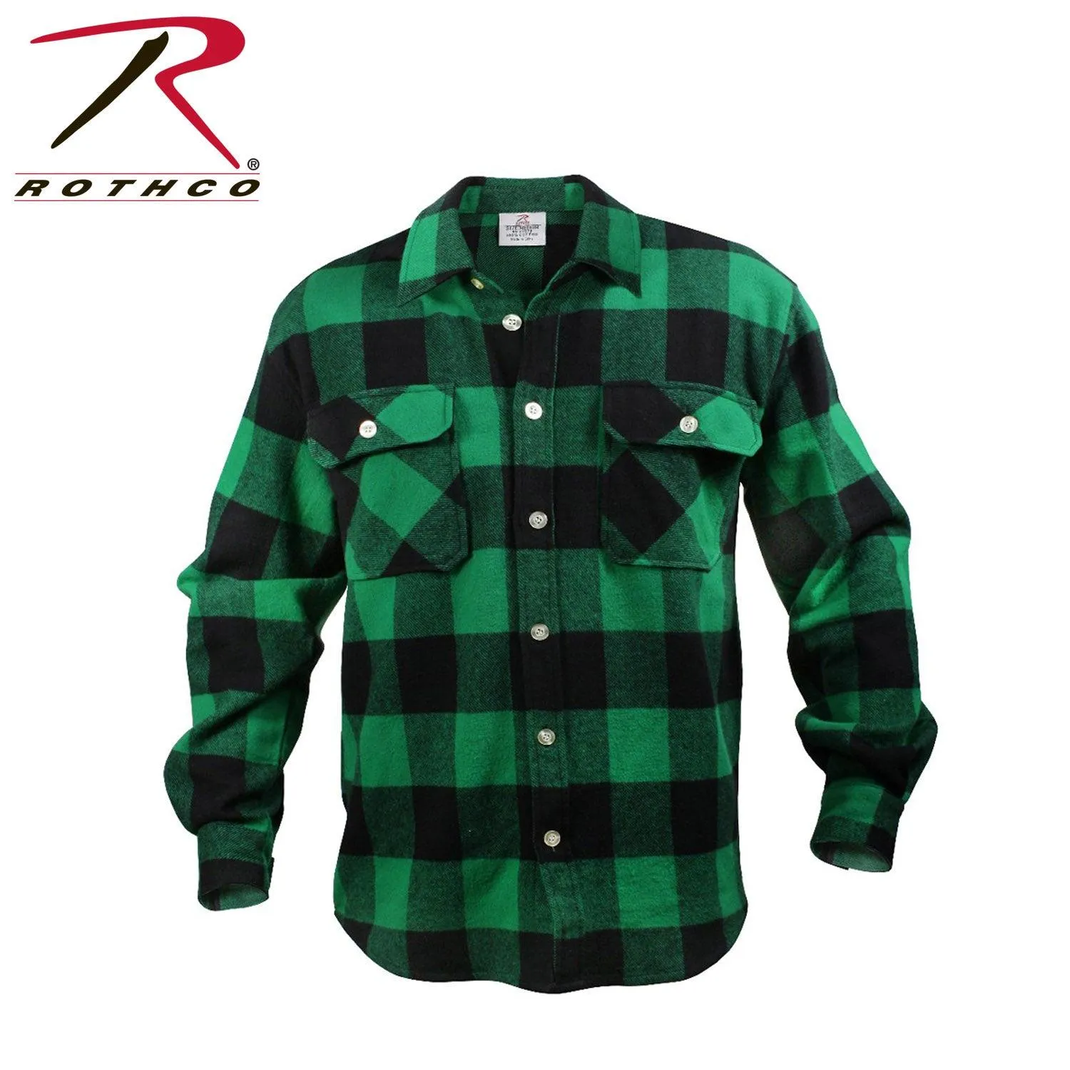 Extra Heavyweight Buffalo Plaid Flannel Shirt